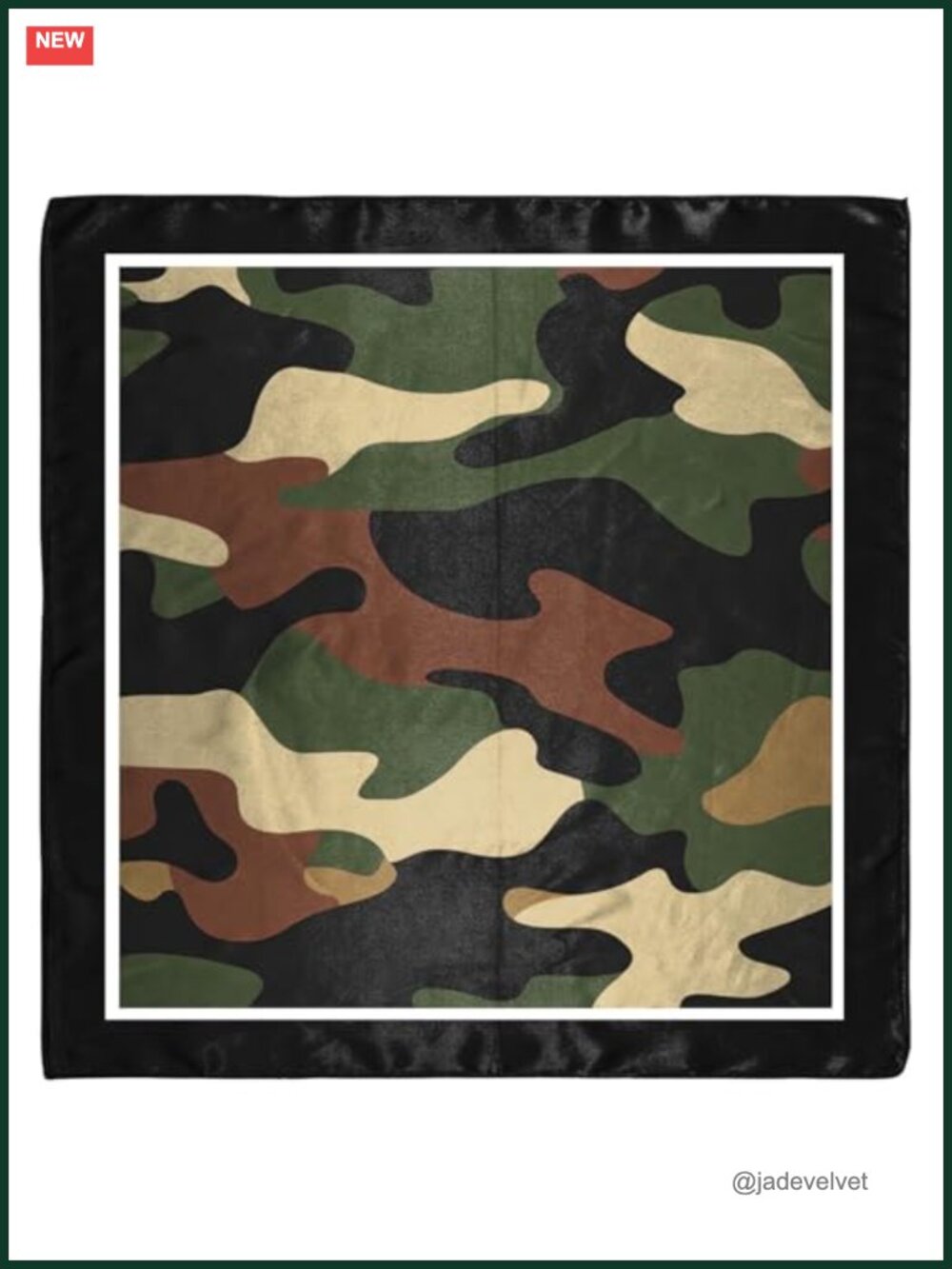 Satin Silk Feeling Large Square Scarf Head Wrap Hair Scarf 27.5 Inches